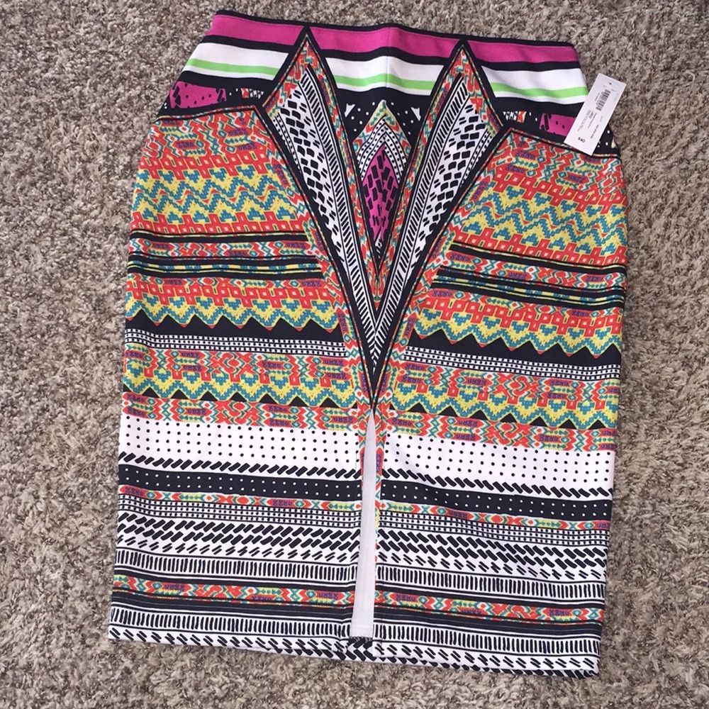 Beautiful Multi-color Midi Skirt